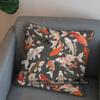 2D Koi Fish Pattern Decorative Cushion Cover Pattern Cushion Cover Suitable For Sofa Bedroom Car Pillow Cover