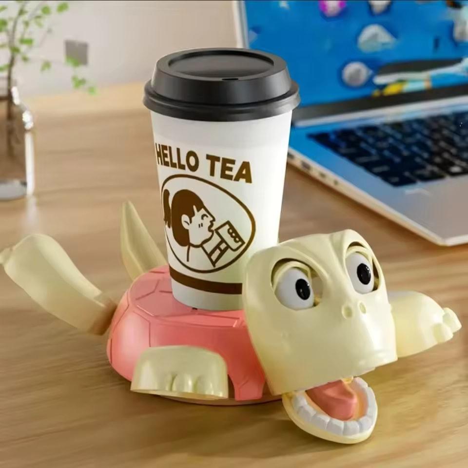 Kreativer Untersetzer Schildkröte Tassenuntersetzer Tee Kaffee Tasse Getränkehalter Geschirr Dekoratives 3D-gedrucktes Ornament Heimdekor