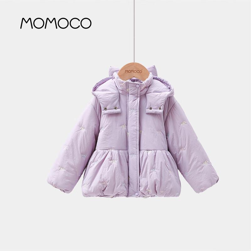 MOMOCO Girls 2025 Winter Sweet Bow Quilted Jacket 90