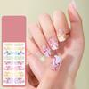 French Manicure Stickers Set Chip Resistant Design Seamless Adhesion Perfect For Short Or Long Nail Shapes