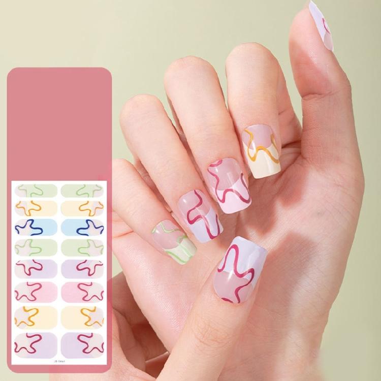 French Manicure Stickers Set Chip Resistant Design Seamless Adhesion Perfect For Short Or Long Nail Shapes