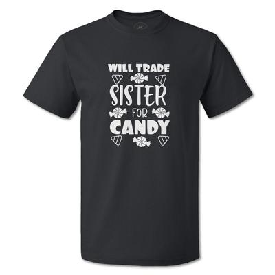 Funny Graphic T Shirts Halloween Will Trade Sister for Candy Cotton Blanket Top