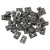 Car Motorcycle Metal Screw Fastener Clips U-Type Clip with Screw Anti-rust Protection Clip Screw Buckle Auto Iron Sheet 50/10pcs