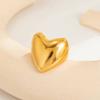 Ingemark Luxury Gold Color Stainless Steel Open Rings Women Bohemian Flower Heart-shaped Starfish Adjustable Knuckle Ring New