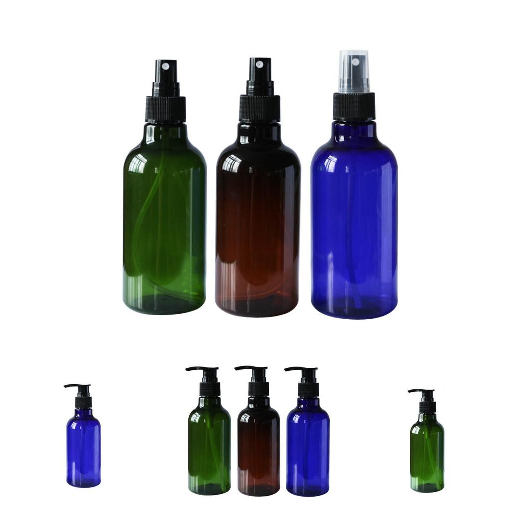 1pcs 250ml Plastic Pump Bottles Shampoo Shower Gel Jars Storage Containers For Skin Care And Facial Water In Multiple Colors