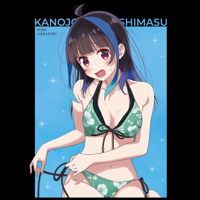 [azumaker] Rent-A-Girlfriend T-shirt Yaemori Mini Swimsuit Ver. XL Size