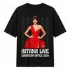 Sängerin Aitana 2026 Cuarto Azul Grafik Unisex T-Shirts Unisex Reine Baumwolle Kurzarm Y2k Oversized Beliebtes T-Shirt Mode Oberteile Geschenke