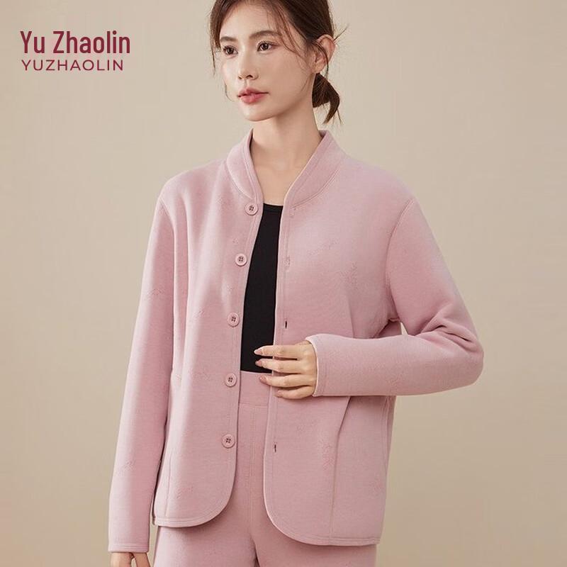 

YUZHAOLIN Middle-Aged & Elderly Thickened Wool Cotton Stand Collar Cardigan 5XL