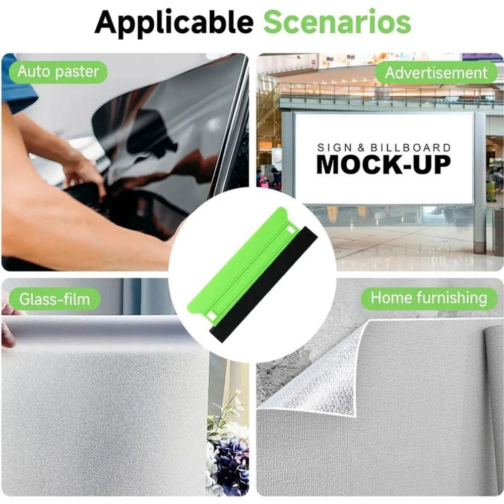 2Pcs Scratch-Free Car Film Scraper Felt Edge Wallpaper Smoother Vinyl Decal Applicator  Window Film