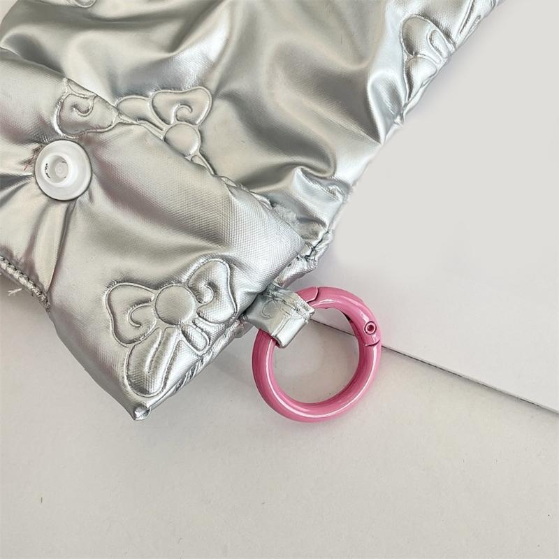 Headphone Case Bows Data Cable Storage Bag Portable Data Cable Earphone Organizer Earphone Storage Bag Earphone Bag