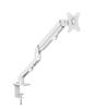 GOPPA Adjustable Single Monitor Arm, White, GP-DPAS1/W-EC