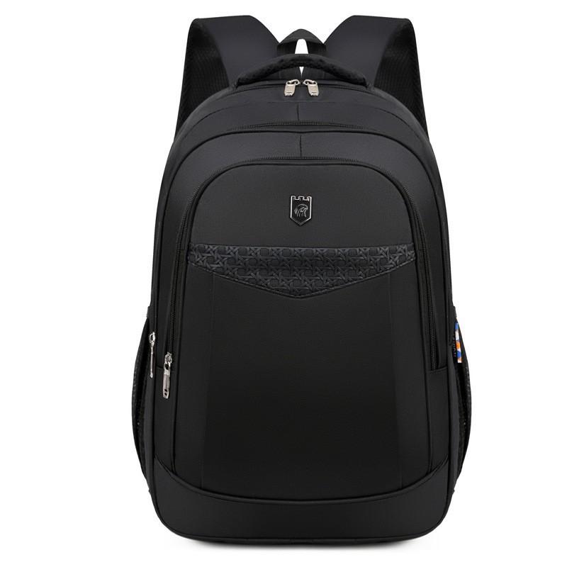 

Outdoor Junior High School Students Travel Schoolbag New Oxford Cloth Backpack Men Women Business Computer one size чёрный
