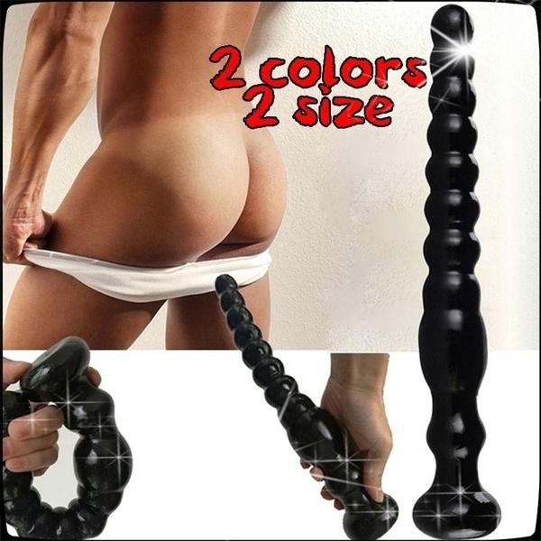 Long Anal Plug With Suction Cup Butt Plug Large Dildo Anus Backyard Masturbation Prostate Massager Adult Sex Toys For Woman Men