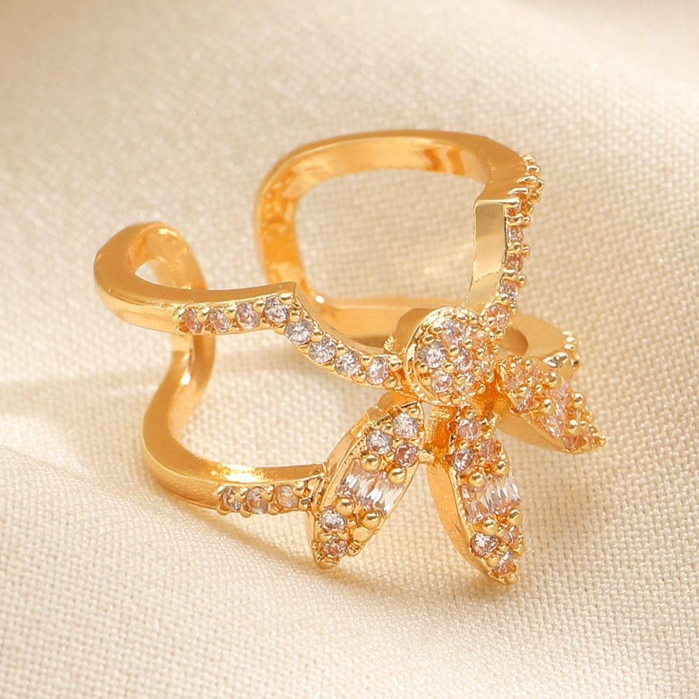 Metal Zircon NailCap Ring Silver Color Detachable Nail Ring Retro Sweet Nail Ring  Manicure