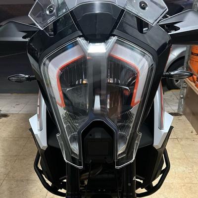 For KTM 1290 Super Adventure R S 2024 Motorcycle Head Light Protection Acrylic Headlight Protector Guard Cover