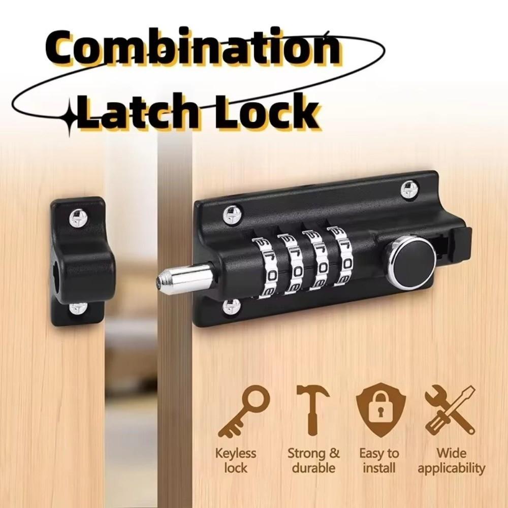 Anti-Rust Digital Deadbolt Lock Anti-theft Password Padlock Hardware Keyless Door Catch Outdoor