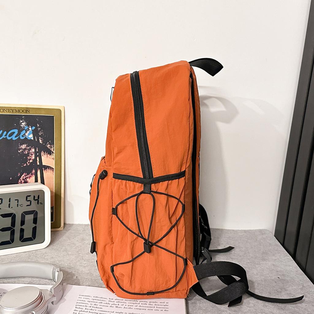 New Ins Niche Style Drawstring Casual Fashion Backpack for Both Men and Women, Lightweight Travel, Large Capacity Backpack