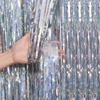 2/3M Party Background Wedding Decoration Foil Fringe Curtain Sequin Bachelorette Photo Backdrop Wall Curtain Birthday BabyShower