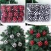 Elegant 7cm Black And White Checkered Christmas Ball Ornament Set For Festive Decor