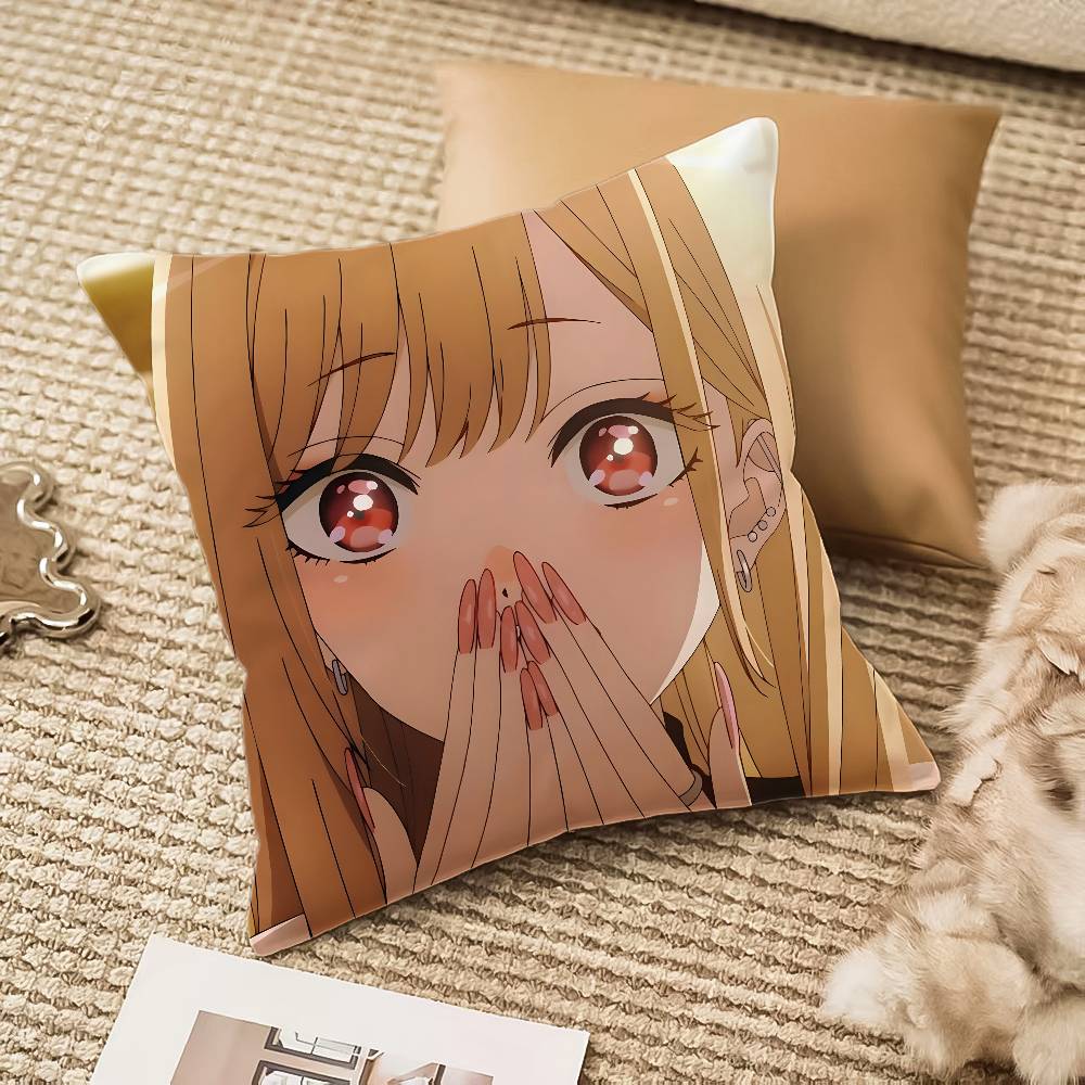 Marin Kitagawa Anime Pillow Case Anti-dustmite Invisible Zipper Sofa Bed