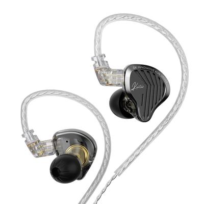 Casques Monitors Intra-auriculaires HiFi GK KUNTEN Casques à Driver Dynamique Casques pour Passionnés KZ C Bouchons d'Oreille Filaire