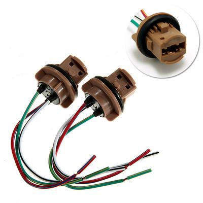 Lot de 2 adaptateurs de douille de support d'ampoule de clignotant de frein femelle 7443 T20