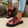 Fashion Women Slippers New Casual Soft Sole Big Size Flat Sandals Fashion Outdoor Lightweight Slippers Comfy Platform Shoes Slides Women