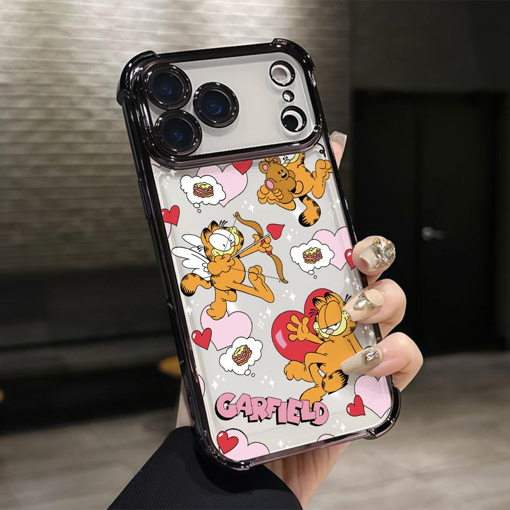 

Cartoon Cat Garfields Phone Case for Xiaomi Redmi Note 15 14 13 12 14C 13C 12C 10C Pro Plus 4G 5G Anti-drop Transparent Cover Redmi Note 14 4G (Global)