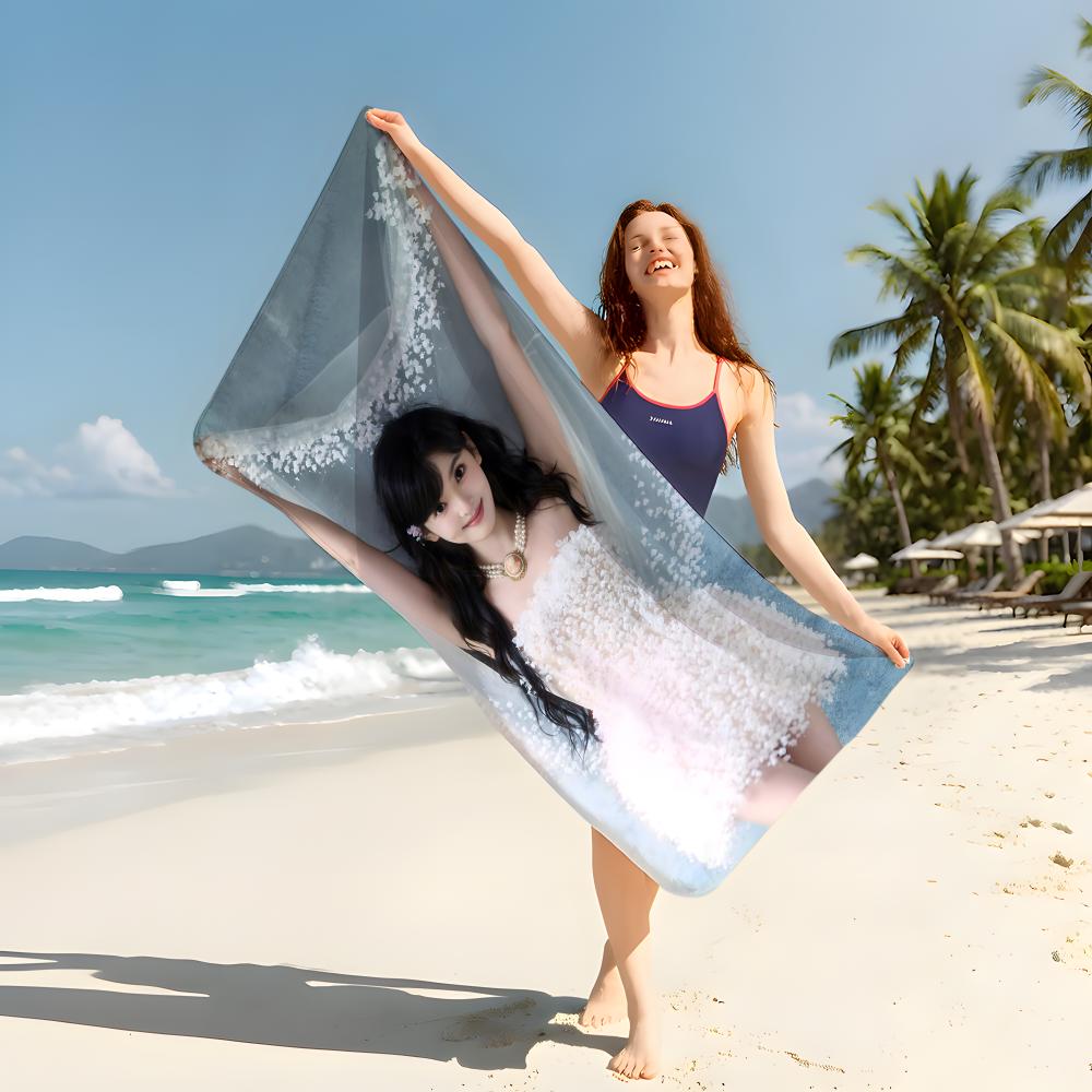 Celebrity Z-zhangruonan Towel Beach Blanket Towel For Travel Gym Shower Luxury Lightweight Camping Pool Hot