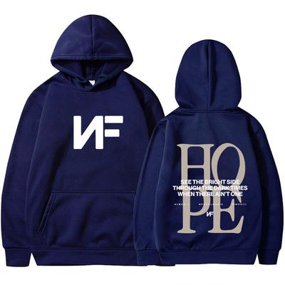 Uomo Donna Abbigliamento Moda Vintage Felpe con Cappuccio Rapper Nf Hope Tour Felpa Harajuku Manica Lunga Oversize