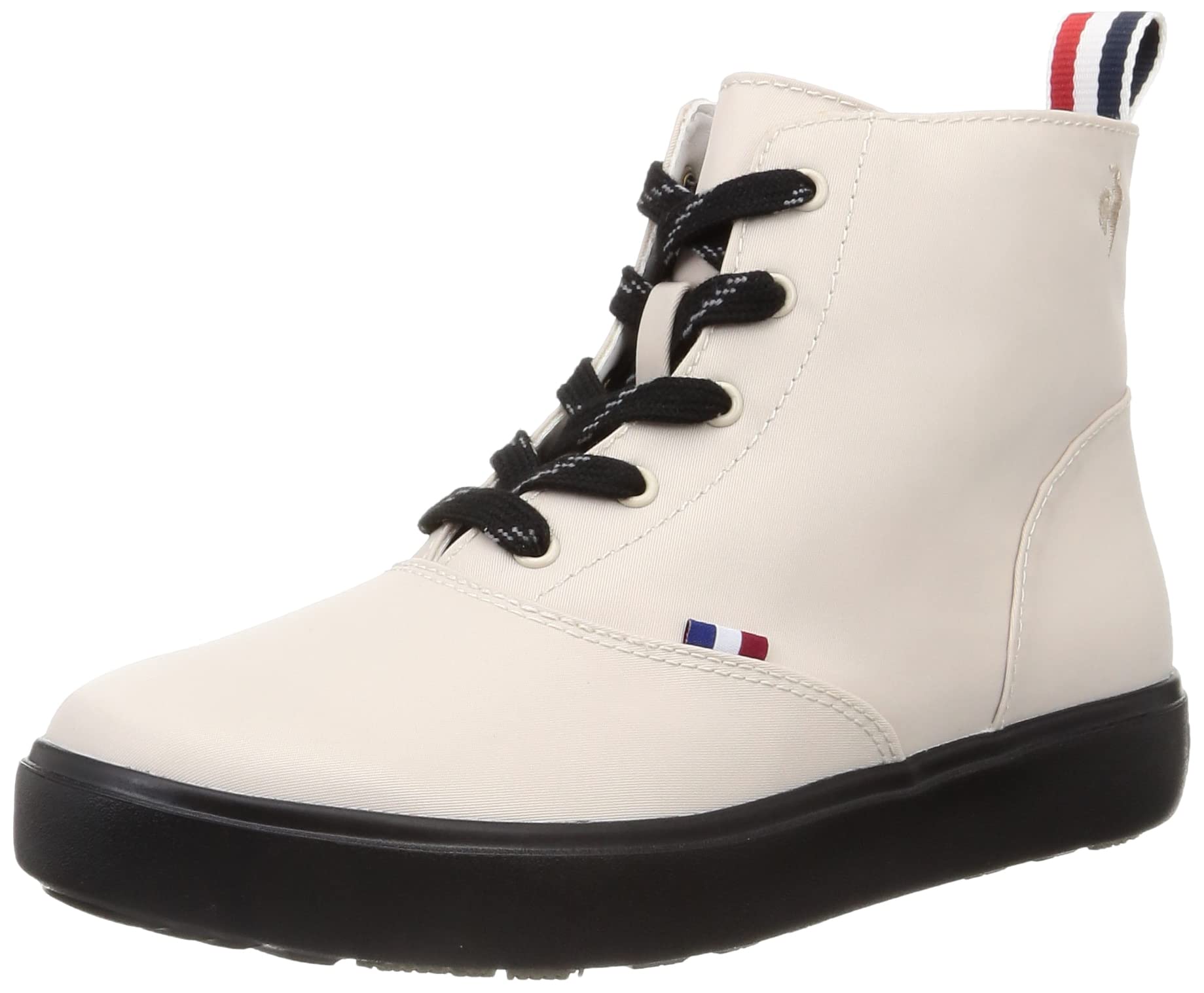 

Le Coq Sportif LCS Terna III MID R Rain Size cm Boots, Deodorizing, Waterproof, Mid-Cut, Women s, Ecru/Black, 24.0