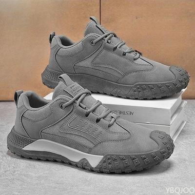 Men's Summer New Breathable Shoes Men's Anti Slip Wear-resistant Sports Casual Simple Comfortable Men's Hiking Shoes