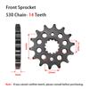 530 14T 15T 16T 17T 18T Front Sprocket for KAWASAKI VN800 ZX9R ZX900 ZZR600 ZX600 ZZR400 VN 800 ZX ZXR ZZR KZ Z 900 750 600 400