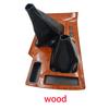 Y1For Toyota LC100 FJ100  For Land Cruiser 100 Center Console Wooden Gear Shifter Penal Trim Replacement MT Interior Accessories