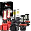 LED Scheinwerfer Kombi-Set: H11, H8, H9005, 9006, H4, H7, H13, 9007, 880, 881