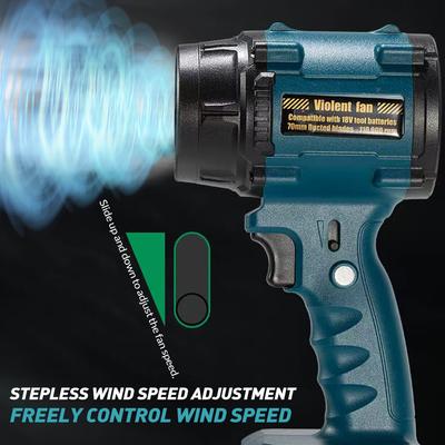 Portable Handheld Turbo Blower USB Chager Car Dryer Blower Fan Airflow for Camping Powerful Dust and Snow Removal Blades