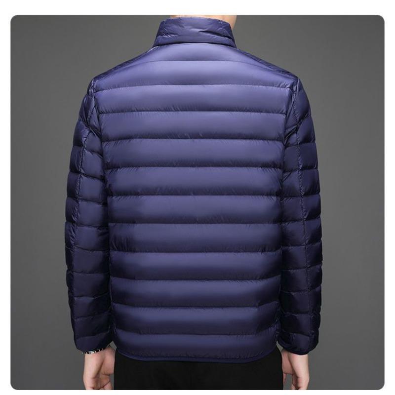 Lightweight Cotton Coat Men Stand Collar Winter Men's Cotton Coat Men's Casual Thin Style