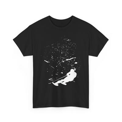 Skifahren T-Shirt Herren Damen T-Shirts Top, Skifahrer Berg Skifahren Liebhaber Wintersport Fans Süßes Shirt