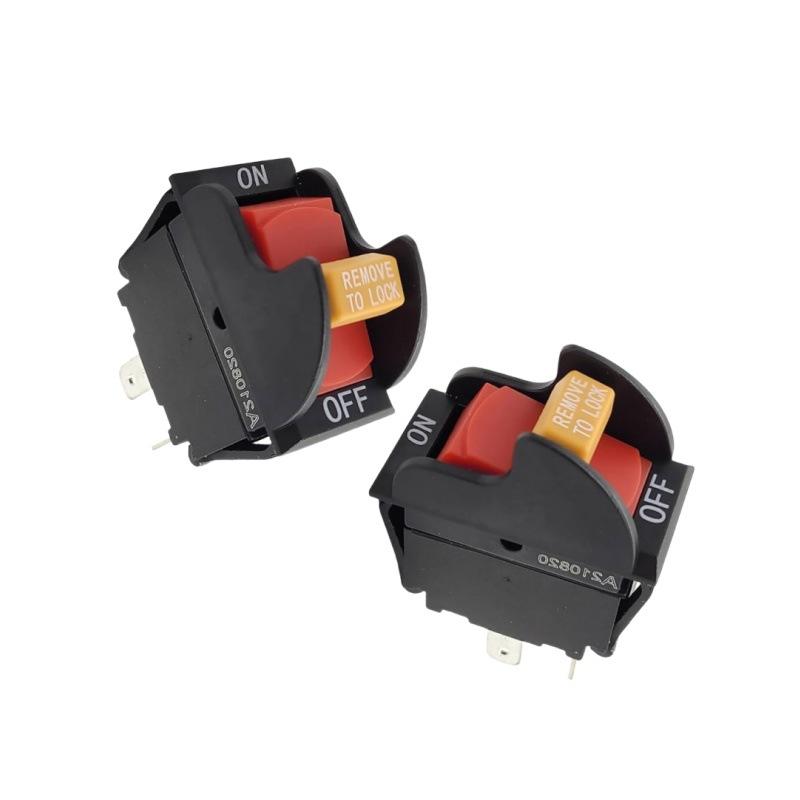 Power Control Switch 57.8*43.8mm Table Saw Switch Heavy-duty Applications Quick Installation Design For Electric Tools