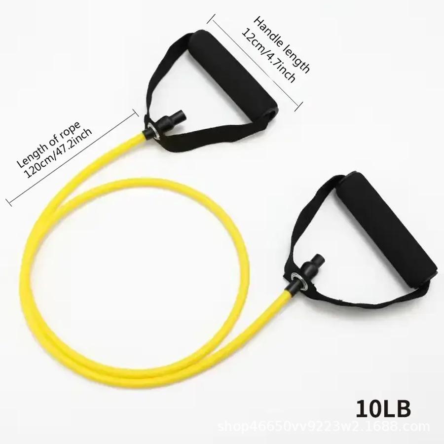 Banda de rezistență pentru fitness Exercițiu Tragere frânghie TPE Stretching Band Home Gym Workout Equipment Antrenament de forță