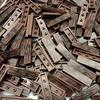 20 ks MOC Scéna Hračky Malé Stavební Kostky Scéna Příslušenství 1x4 Plochý Dřevodekor s Potiskem Hřebíků Dřevěné Prkno Příslušenství