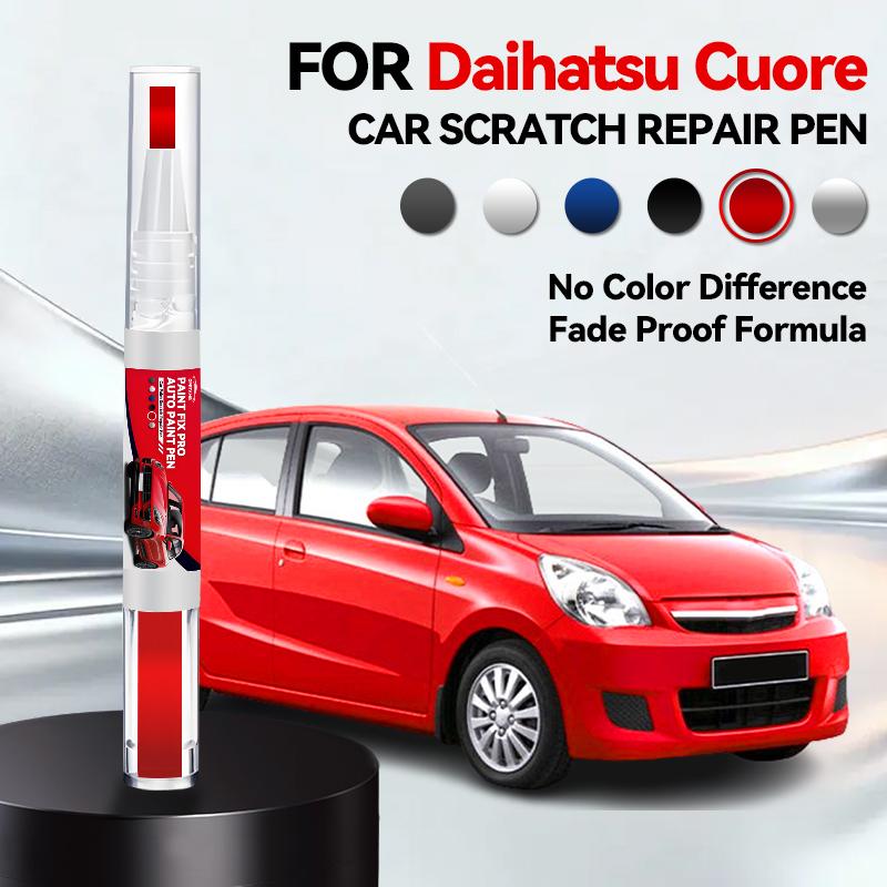 Für Daihatsu Cuore Zweckfahrzeug Autolack Reparaturstift Ausbesserungs Kratzerentferner DIY Auto Zubehör Schwarz Weiß Rot Silber