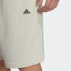Adidas Pure Color Logo Running Training Breathable Shorts Men Bottoms Beige HS4388