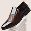 FashionCasual Men Leather Shoes Spring Autumn Breathable Men's Loafers Leather Shoes Men Sapato Masculino Zapatos Hombre Big Size 49