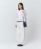Pleatsmama Mini Crossbow Bag Glitter Deep Purple