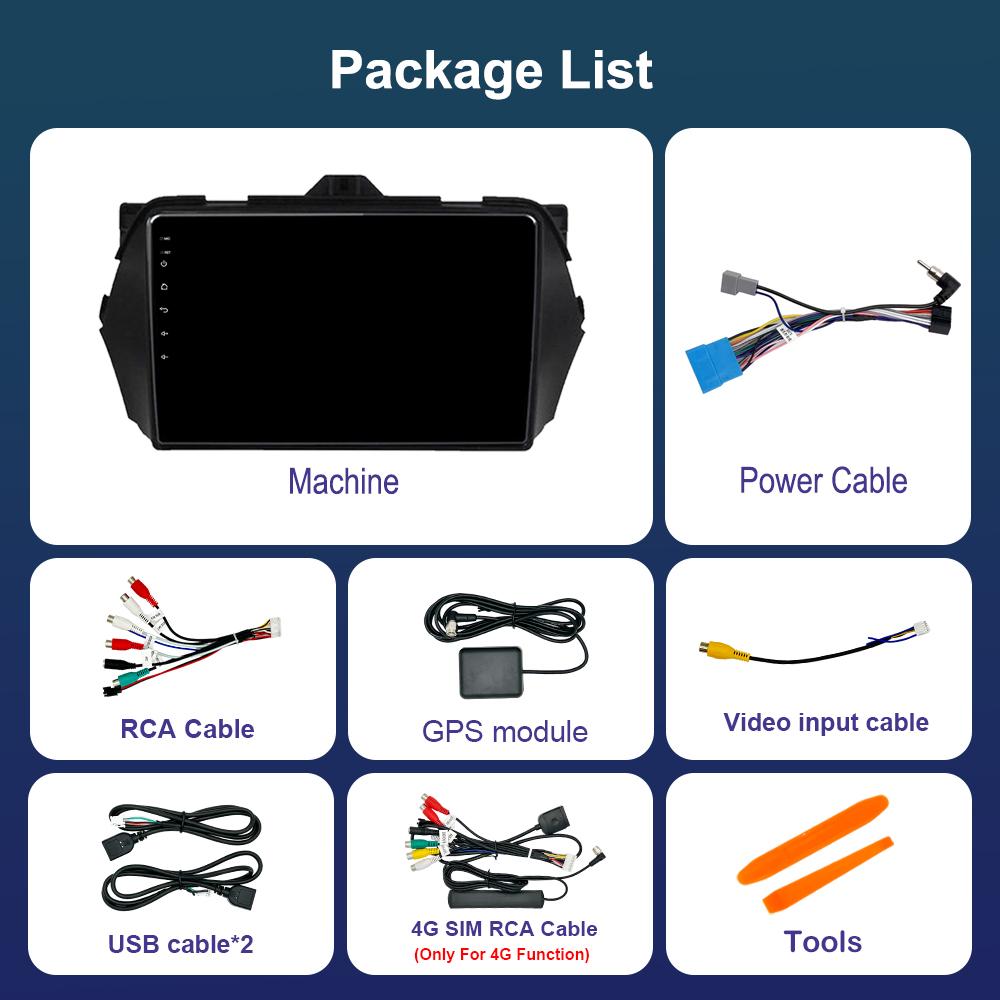 For Suzuki Alivio Ciaz 2014 - 2019 HD Touch Screen GPS Navigation Android Car Radio Multimedia Video Player 4G WiFi Bluetooth