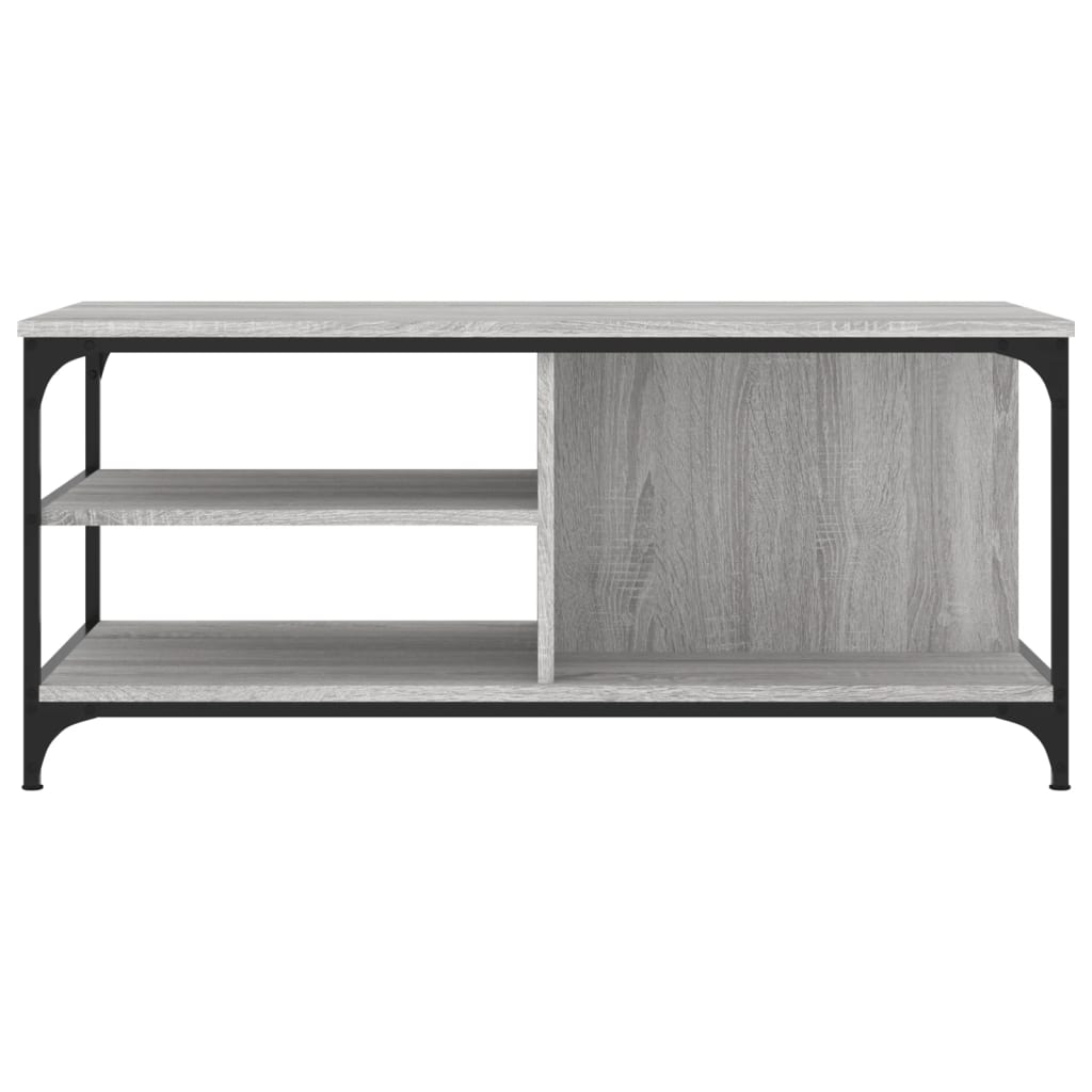 Coffee Table, Grey Sonoma Oak 100x50x45 Cm, Wood-based