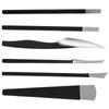 6pcs / set Pedicure Knife Kit Stainless Steel Toenail Clipper Set with Storage Box(6pcs Storage Box )