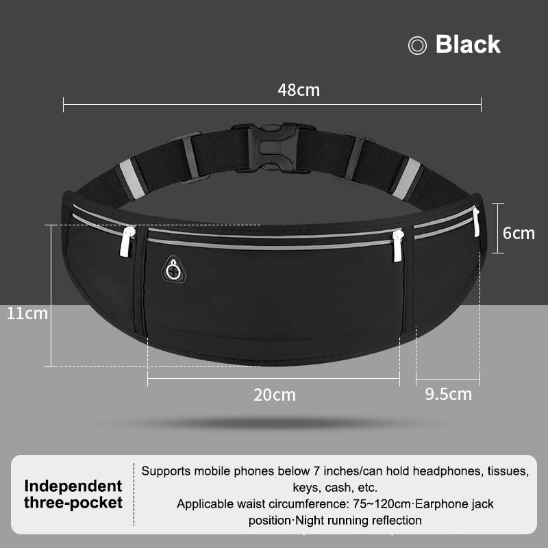 Sportliche Hüfttasche Damen Herren Laufgürtel Hüfttasche Wasserdichte Hüfttasche Geldbörse Herren Gürteltasche Tragbarer Handyhalter Fitnessstudio