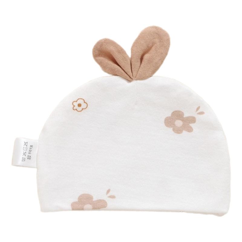 

Lovely Baby Hat Cotton Fetal Caps Lightweight Newborns Hat Comfortable Headwrap Cover Protectors for 0-3 Month Infants 1